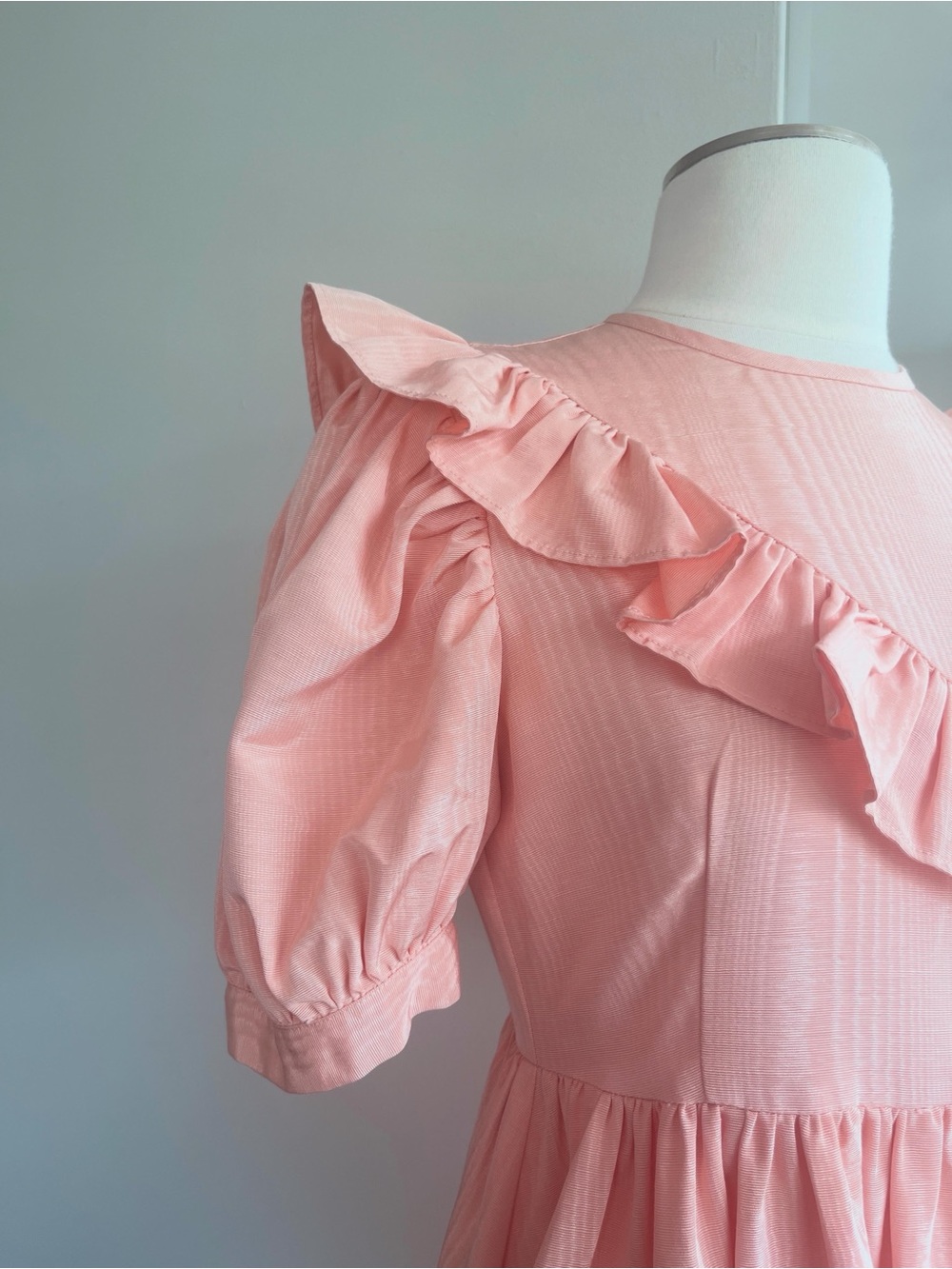 BATSHEVA May dress in peachy pink